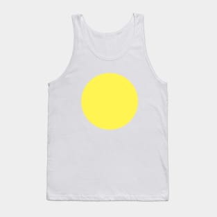 Yellow Circle Tank Top